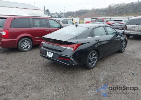 2024 Hyundai Elantra Limited from USA, damaged, VIN KMHLP4DG1RU792068